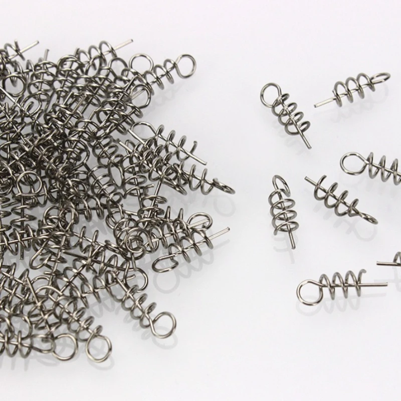 Accesorios Luya Pin de bloqueo cebo blando pasadores de resorte gancho de manivela cabeza de plomo cebo blando Luya equipo de pesca accesorios mar al por mayor - imagen 5