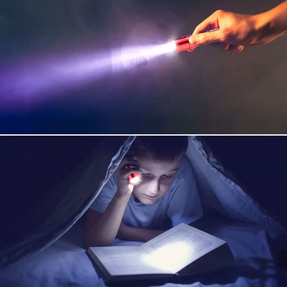 Para acampar uso ultrabrillante batería herramientas de senderismo luz de Flash táctil linterna portátil linterna al aire libre Mini linterna LED - imagen 4