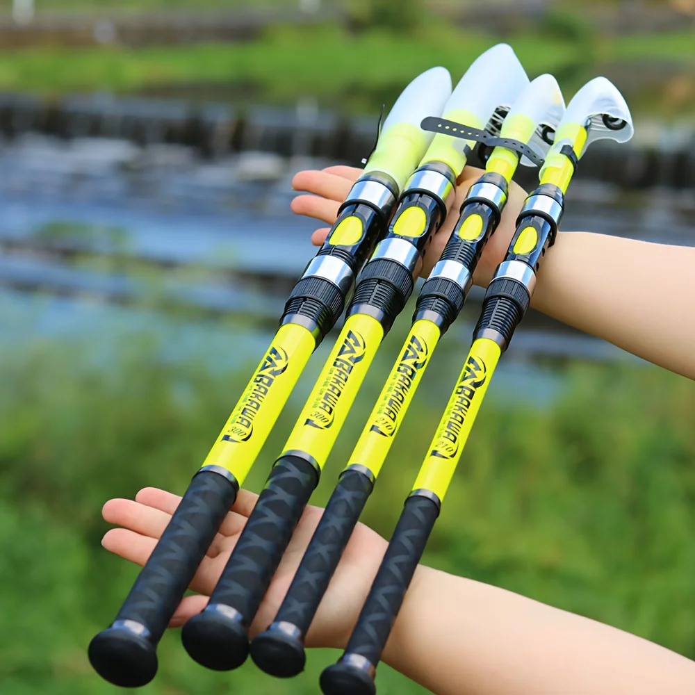 BAKAWA nueva caña telescópica 210/300CM portátil de larga distancia aparejos de pesca cañas herramienta mar accesorios de pesca de aguas dulces