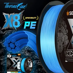 pesca pesca accesorios accesorios de pesca hilo trenzado pesca hilo pesca fluorocThornsLine 8 hebras Japón multifilamento fino suave trenzado alambre de pesca X8-PE línea de pesca trenzada equipo de pesca sin impuestos