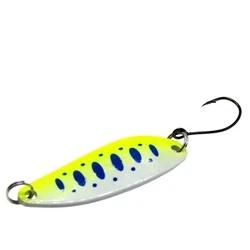 Cuchara Giratoria Walk Fish para Trucha – Hojas Curvas con Lentejuelas