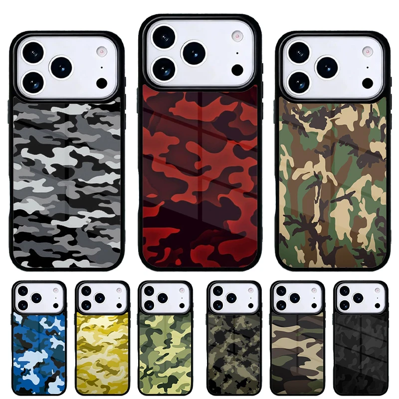Funda Camuflaje Verde iPhone para Pesca – Protección Antideslizante