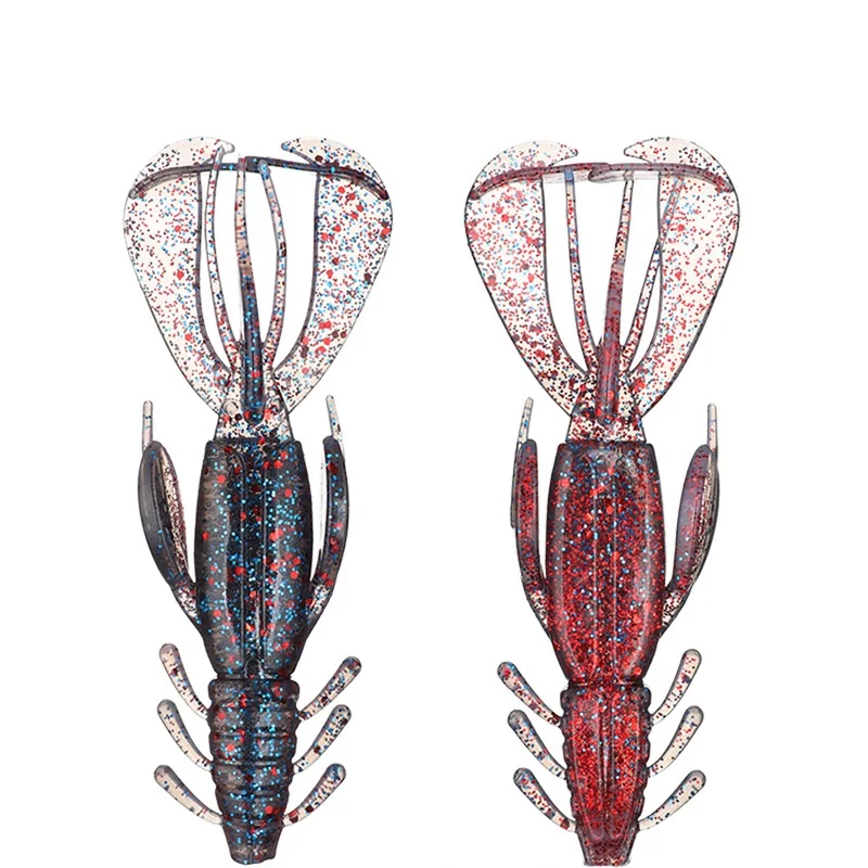 Crazy Flapper-SEÑUELOS DE PESCA, cebos de silicona suave, aparejos de pesca, 100mm/10,5g, 1 piezas - imagen 5