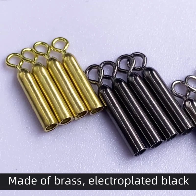 30 Uds. Conector de flotadores rectos de 360 grados soportes de flotadores de pesca de tipo recto giratorio resistencia al desgaste de latón - imagen 5