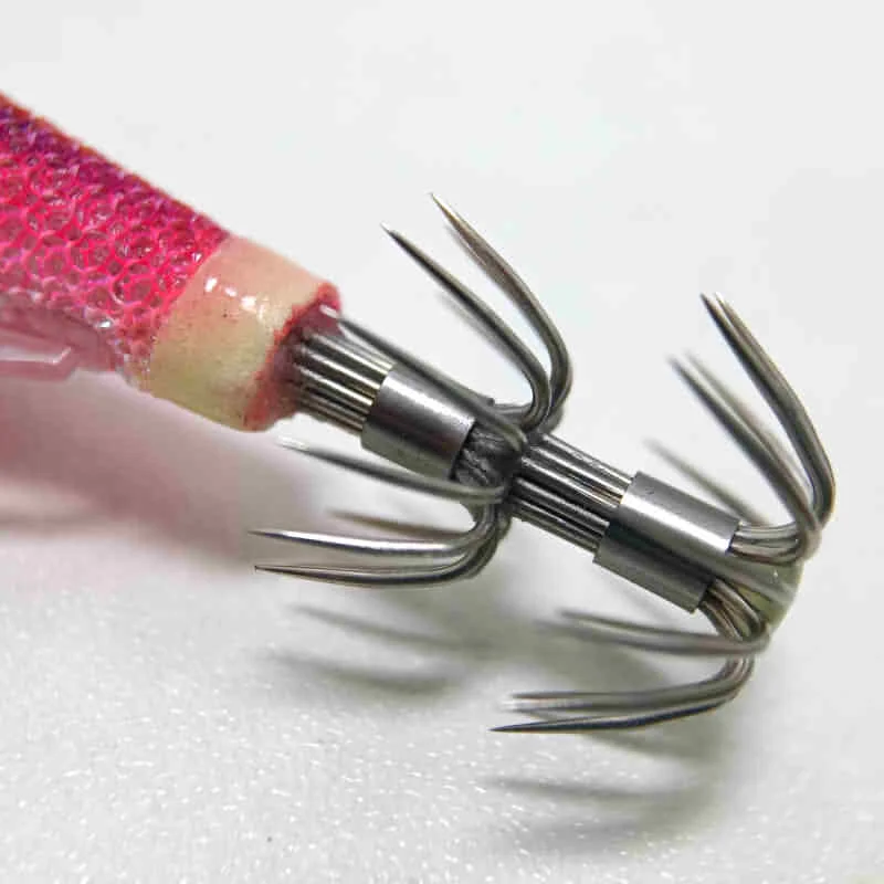 Gancho de calamar de madera YAMASHITA importado de Japón, luz UV, Nuevo King K, Color adicional - imagen 4