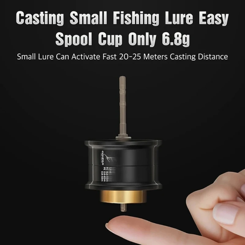 Carrete poco profundo Gomexus para Daiwa Tatula TW 80 22 Aldebaran BFS carrete de pesca Baitcasting línea de carrete taza rodante - imagen 5