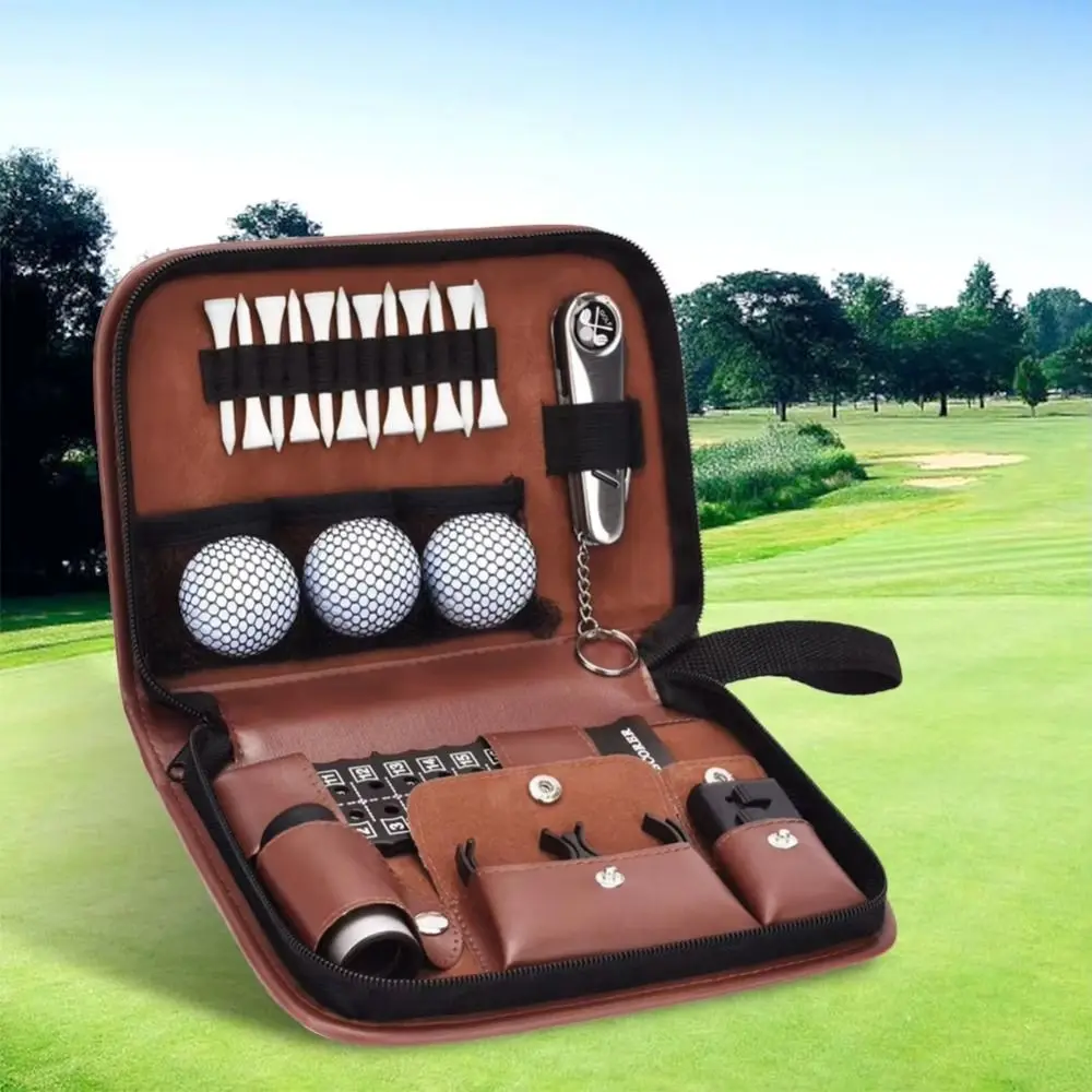 Bolsa de almacenamiento de herramientas de Golf de gran capacidad, estuche multifuncional impermeable para accesorios de Golf, organizador de herramientas de Golf portátil - imagen 2