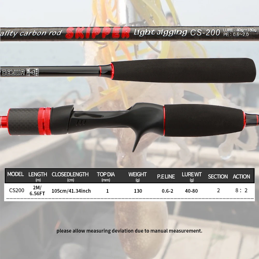 ROLLFISH-Guías giratorias de punta sólida de fibra de carbono, caña de pescar de sepia de pulpo, barco de agua salada, caña de Jigging ligera, acción 7:3 + bolsa de caña - imagen 4