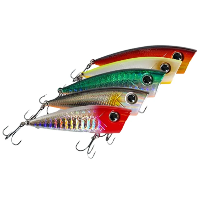 Popper flotante DUODUOYU para pesca de superficie, señuelo plástico
