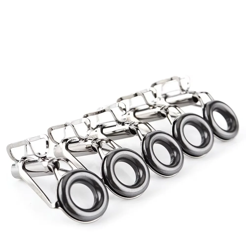 NGB-Juego de puntas de guías de iluminación, Kit de reparación, anillos para ojos DIY, marcos de acero inoxidable de diferentes tamaños con caja de pescado de plástico, 5 uds. - imagen 2