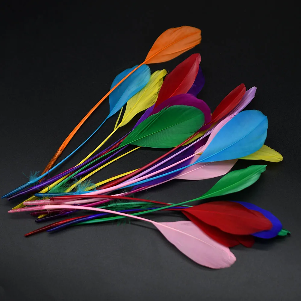 MNFT 25 uds plumas de pluma de ganso para atar moscas alas de moscas húmedas/secas/fabricación de cola materiales accesorios de señuelo de pesca - imagen 5