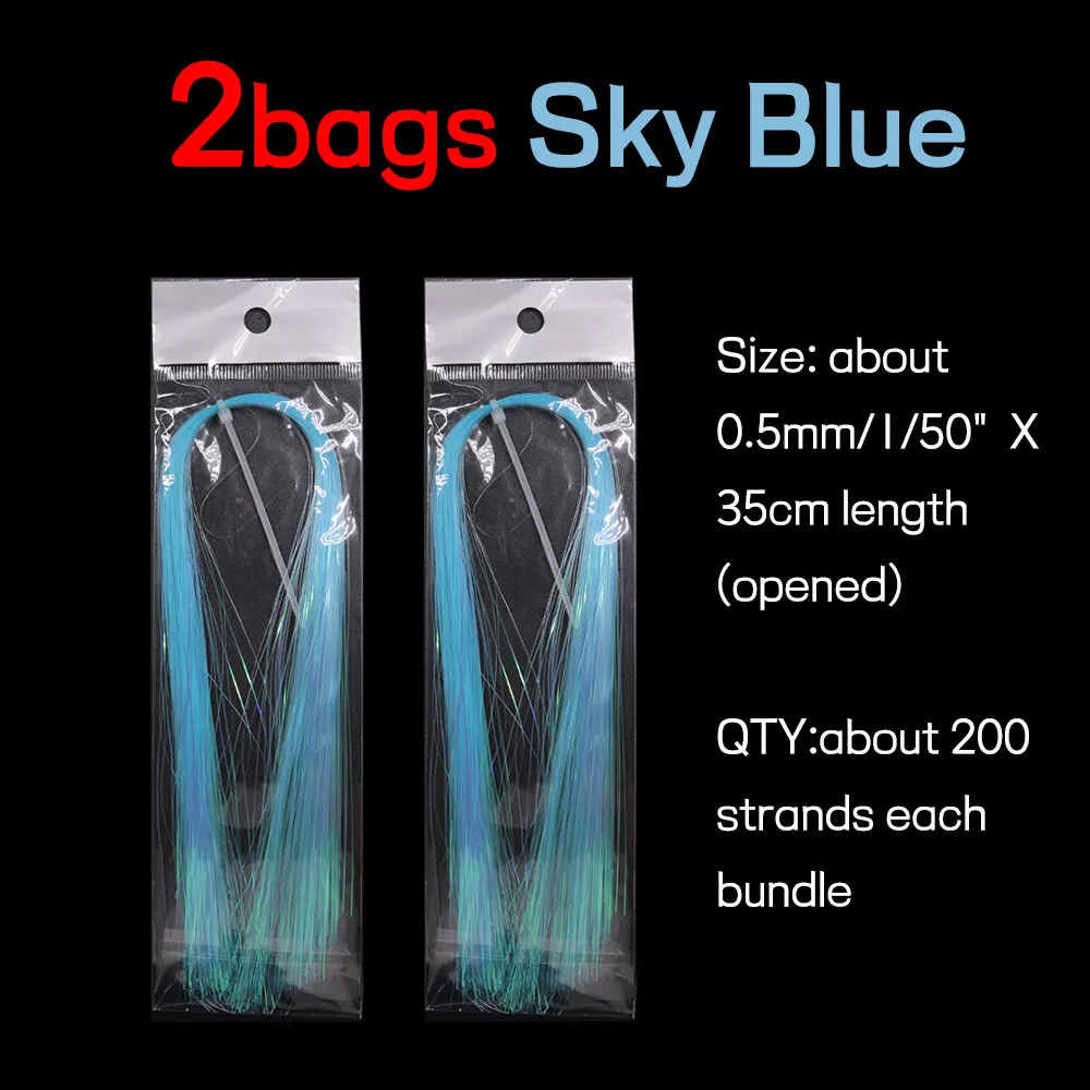 2 Bags sky blue