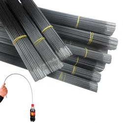 2,2mm-4,1mm 5 piezas 80cm punta de caña de pescar secciones de repuesto caña de pescar de Taiwán tamaño completo sólido hueco accesorios de caña de carbono resistente