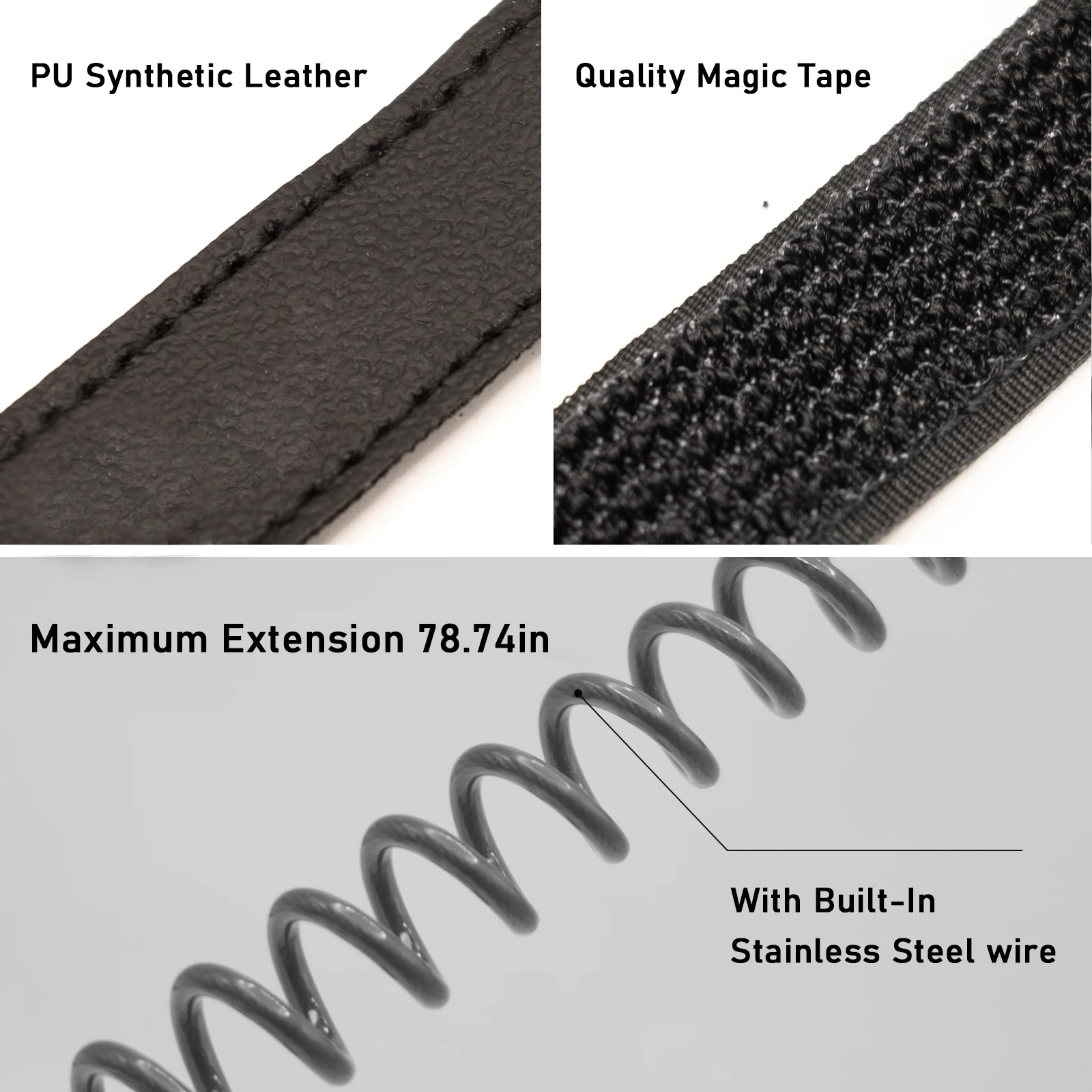 Soporte para caña de pescar, 2/4 Uds., 15cm, correas para caña de pescar, sujetador para tirantes de carpa, accesorios para cañas de pescar de neopreno - imagen 2