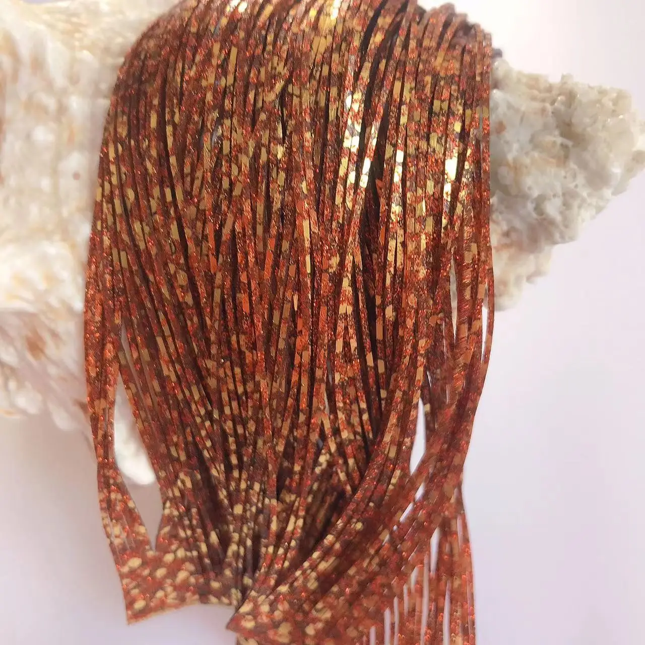 Capas de falda de silicona para señuelo de pesca, Material de falda de silicona para artesanía de aparejos, Spinner DIY, plantillas de goma, Buzzbait 8850-032 - imagen 3