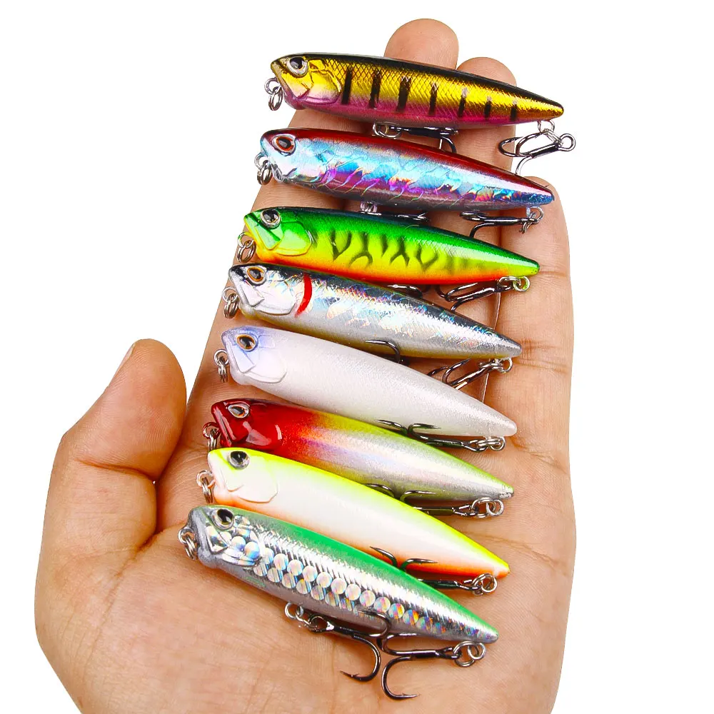 Señuelos lápiz de superficie – Jerkbait Swimbait flotante para lubina - imagen 2