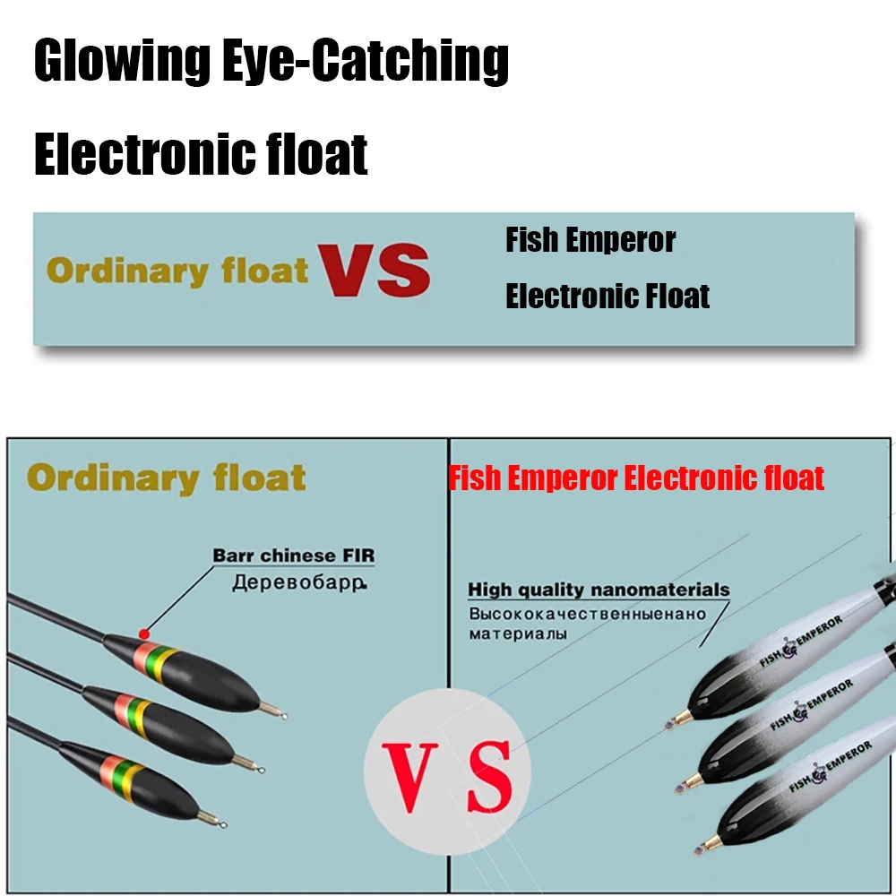 Flotador luminoso de Pesca de carpa, accesorios de Pesca de verano, 3 + 2g/4 + 2g/5 + 2g, Peche En Mer, Boia de alta sensibilidad con batería CR425, 2021 - imagen 4