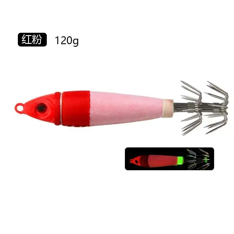 Señuelo jig de pulpo hundimiento 80-150g para pesca en mar - imagen 3