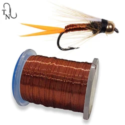 TN92 0,2 MM 23,5 M Pro cebo de pesca con mosca Material de atado alambre de cobre moscas señuelo atado hilos línea de pesca con mosca