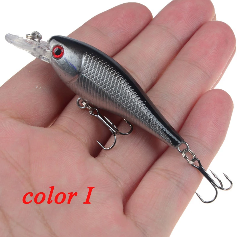 POETRYYI-señuelo de pesca 2020 minnow, cebo flotante de cabeza abs para agua salada, 65mm, 4,8g - imagen 5