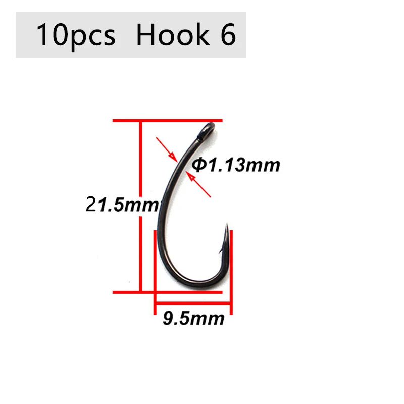 10pcs Hook 6