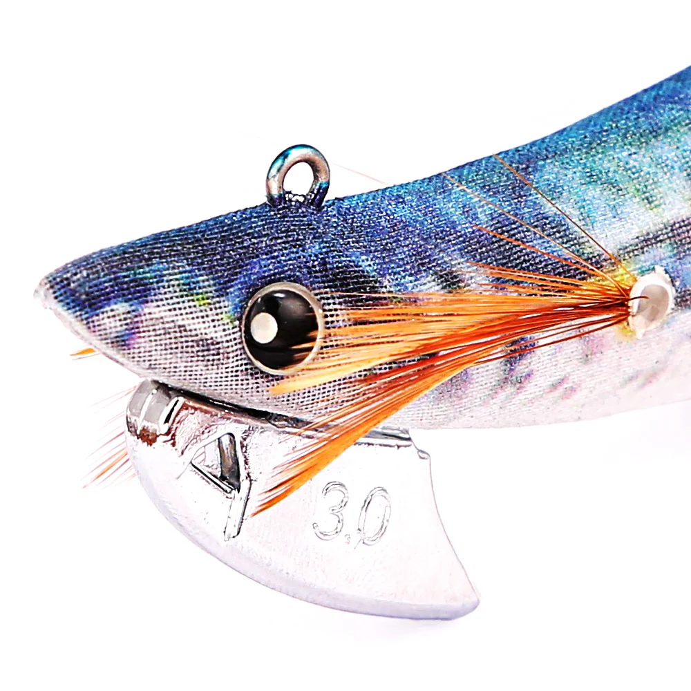 PEAK quid cebo luminoso calamar Jig señuelo de pesca cebo Artificial para Webfoot pulpo sepia señuelo de pesca de mar - imagen 4