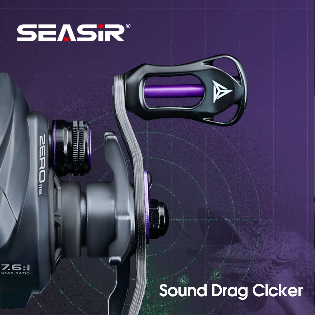 Seasir ZERO119 Carrete Baitcasting BFS 119g Fibra de Carbono Ultraligero - imagen 4