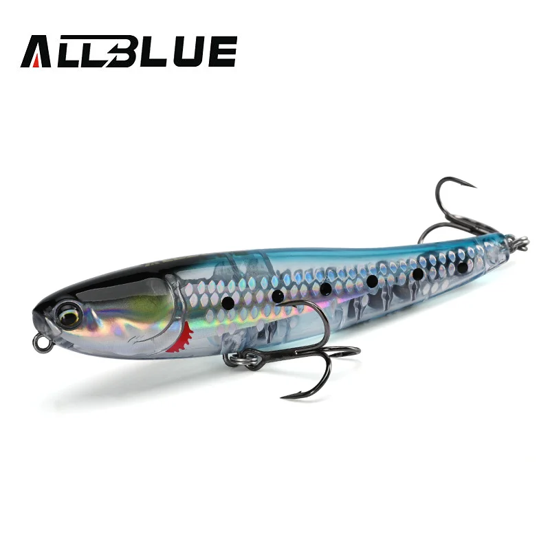 ALLBLUE BULLET MULLET Topwater lápiz caminante de superficie flotante señuelo de pesca caminar el perro 8g 17,5g cebo duro de lubina de agua salada