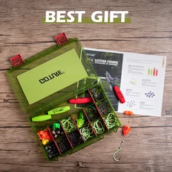 Goture Kit Pesca Bagre – Aparejos con Anzuelos Luminiscentes y Flotadores