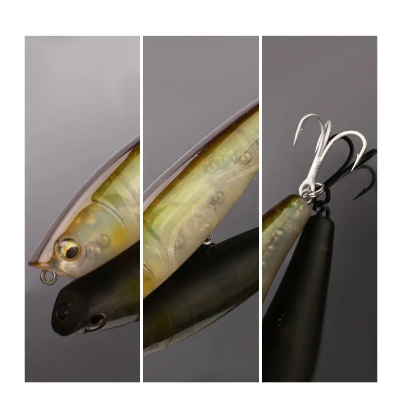 Le Fish-señuelo de pesca flotante, lápiz StickBait, Wobblers Topwater Crankbait, señuelos artificiales de fundición larga, 90mm, 13g - imagen 4