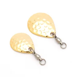 Conector latón forma gota para spinners - Señuelo spoon
