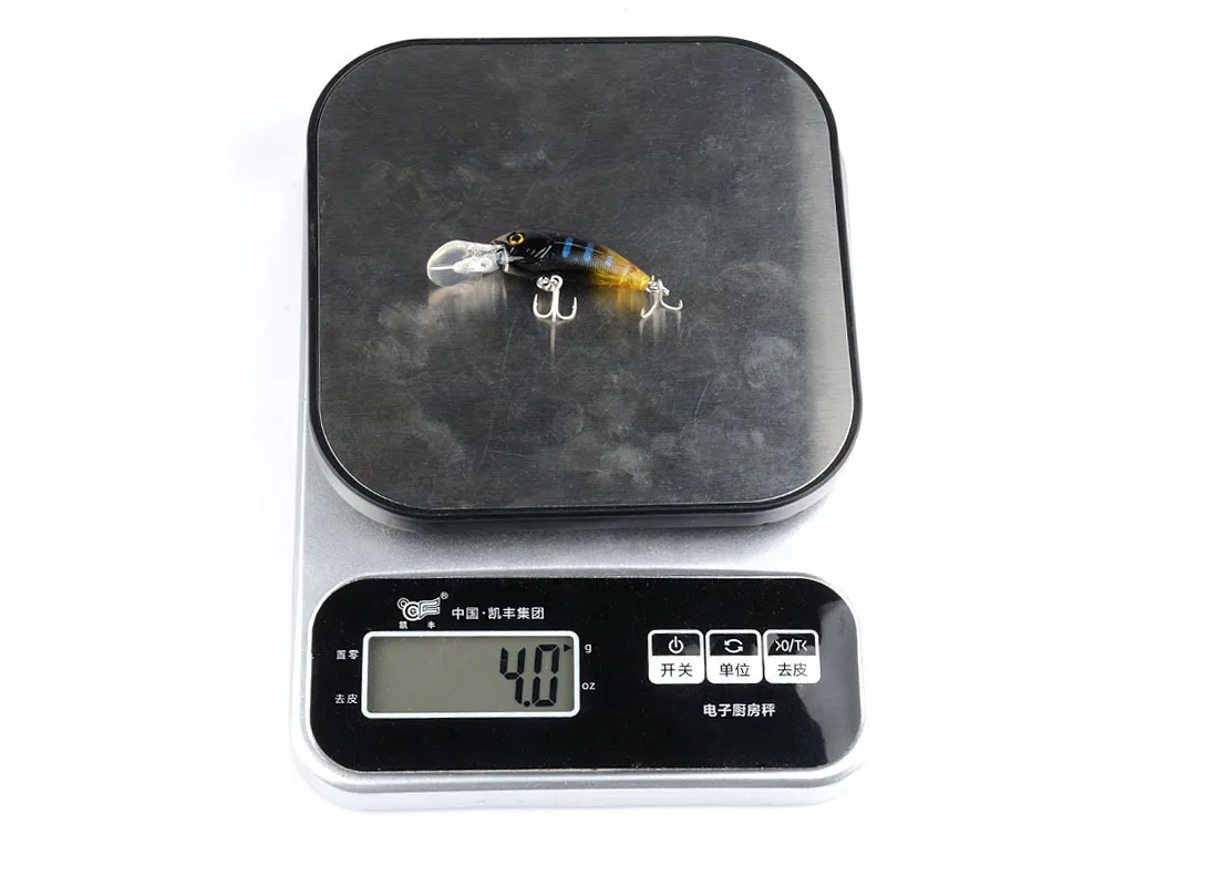 Señuelo de pesca Artificial, anzuelo de manivela Minnow de 5,8 cm, 4g, tres ganchos, Wobbler Swimbait Jig, ojos 3D para señuelo, aparejo de pesca, 1 unidad - imagen 5