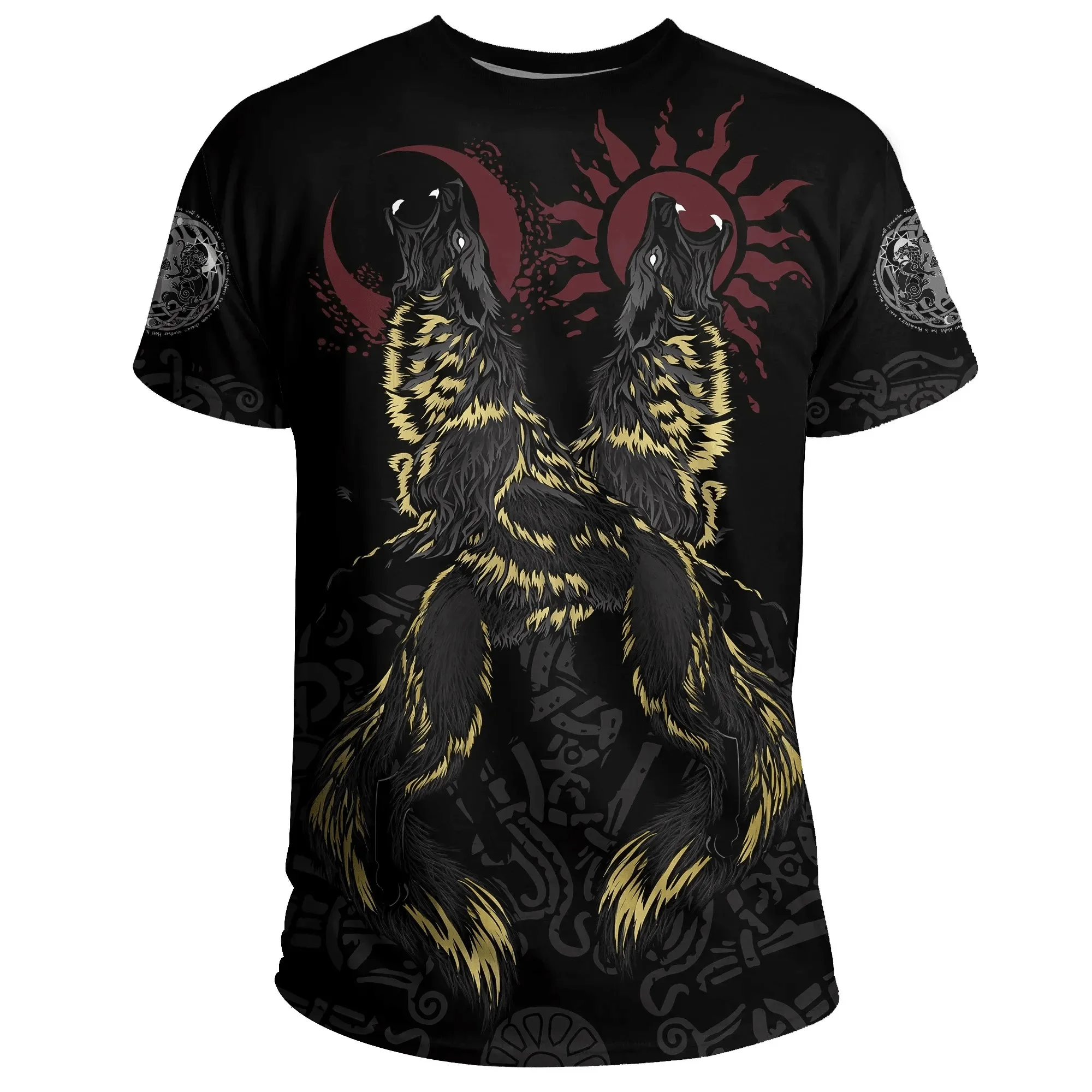 PLstar Cosmos Valknut y Raven Tattoo 3D completamente estampado camiseta de moda para hombre verano Unisex pantalón corto Casual camiseta de manga TX303 - imagen 5