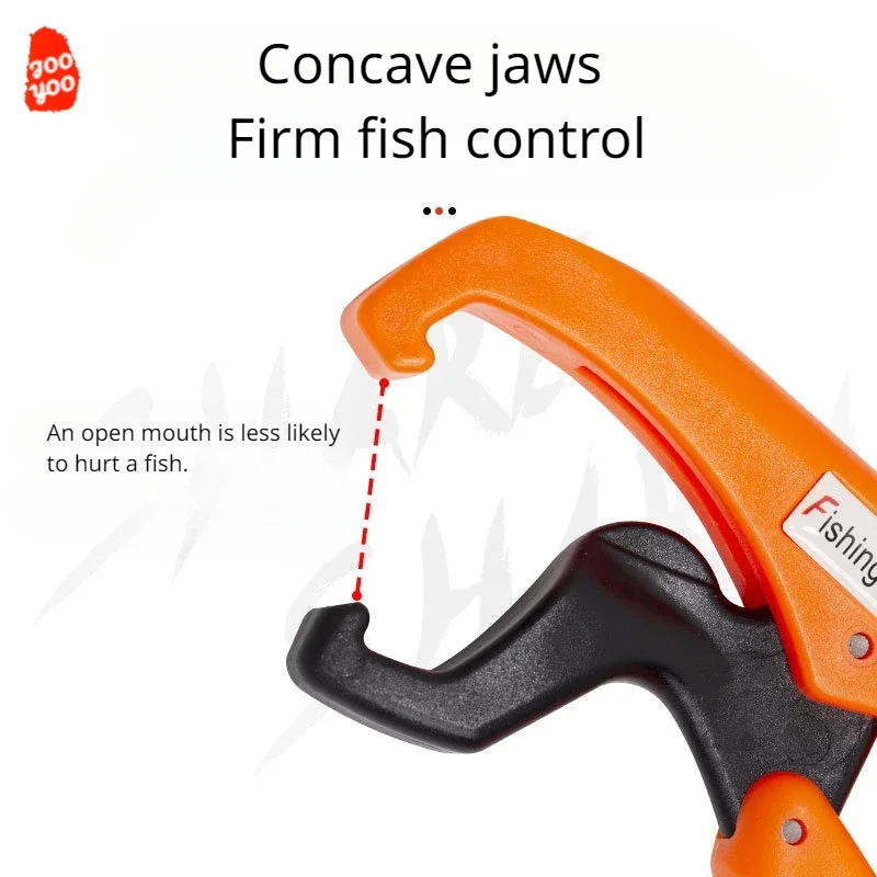 JOOYOO-pinza de plástico para peces, dispositivo de Control de peces, atrapamoscas, dispositivo de elevación con Clips de línea perdida, 25CM, 1 unidad - imagen 4