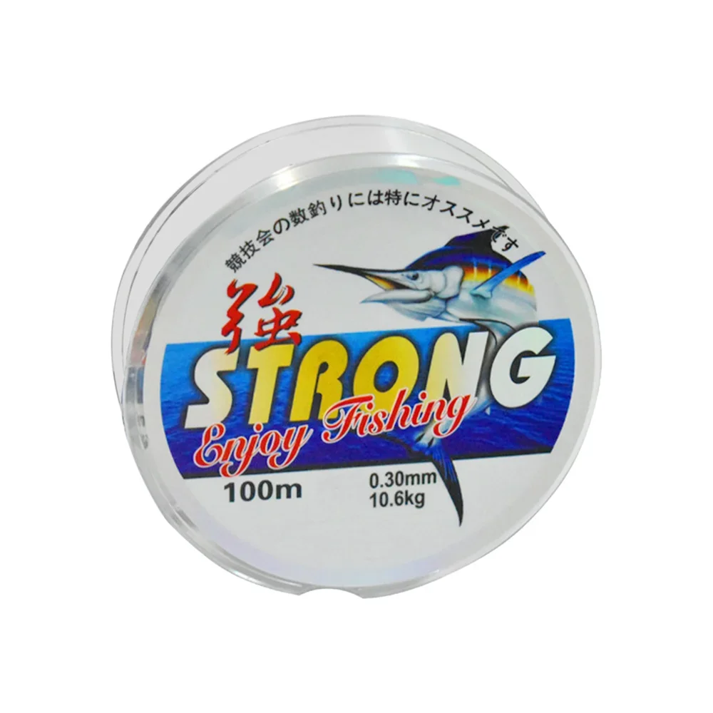 Línea de Pesca profesional de 100m, nailon fuerte, transparente, sin alambre de fluorocarbono, aparejos de Pesca, accesorios de Pesca al aire libre - imagen 4