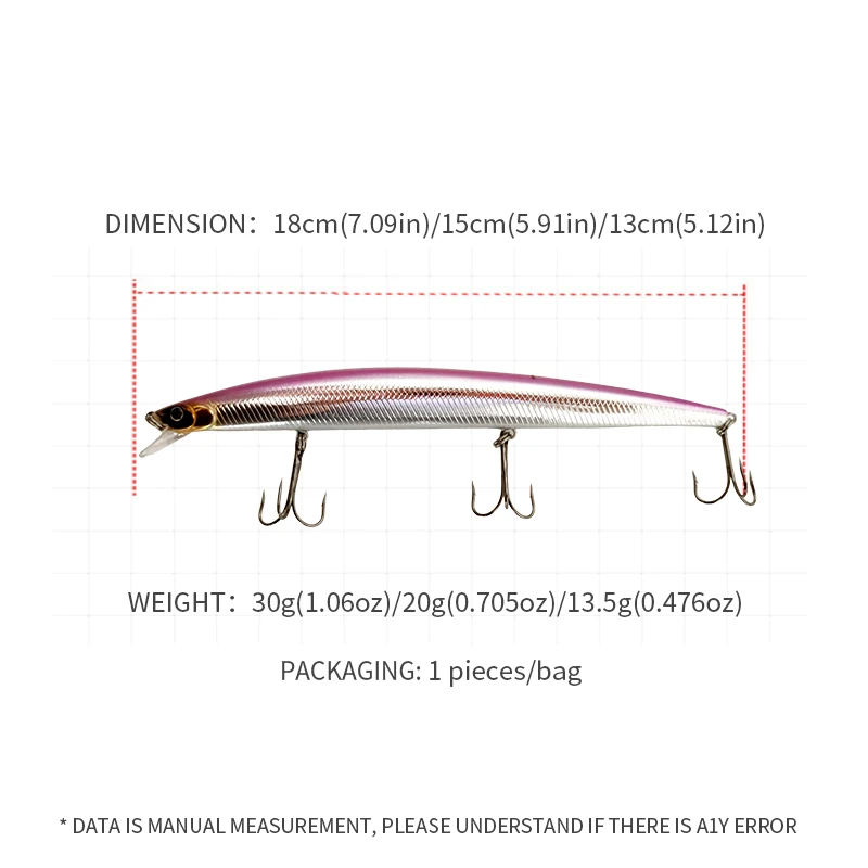 Señuelos de pesca de pececillo largo, 5 uds., 18cm, 15cm, 13cm, Crankbait láser, cebos artificiales duros, señuelos de plástico grandes y falsos, aparejos de pesca de mar - imagen 4