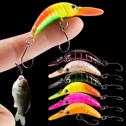 Señuelo Luya Minnow flotante blanco para pesca en agua dulce