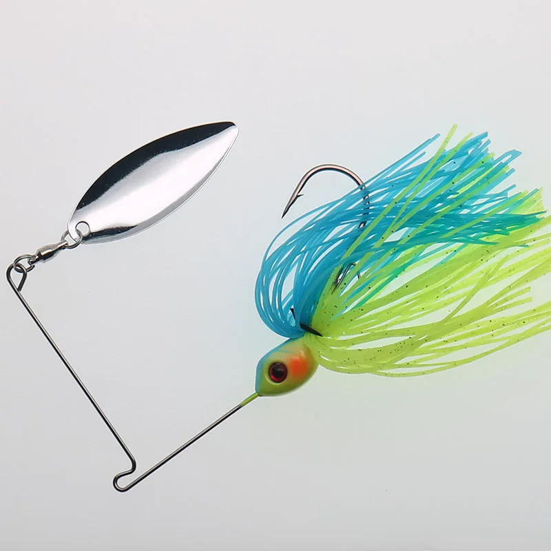 Spinnerbait HISTOLURE – Cuchara metálica con latón para black bass - imagen 5