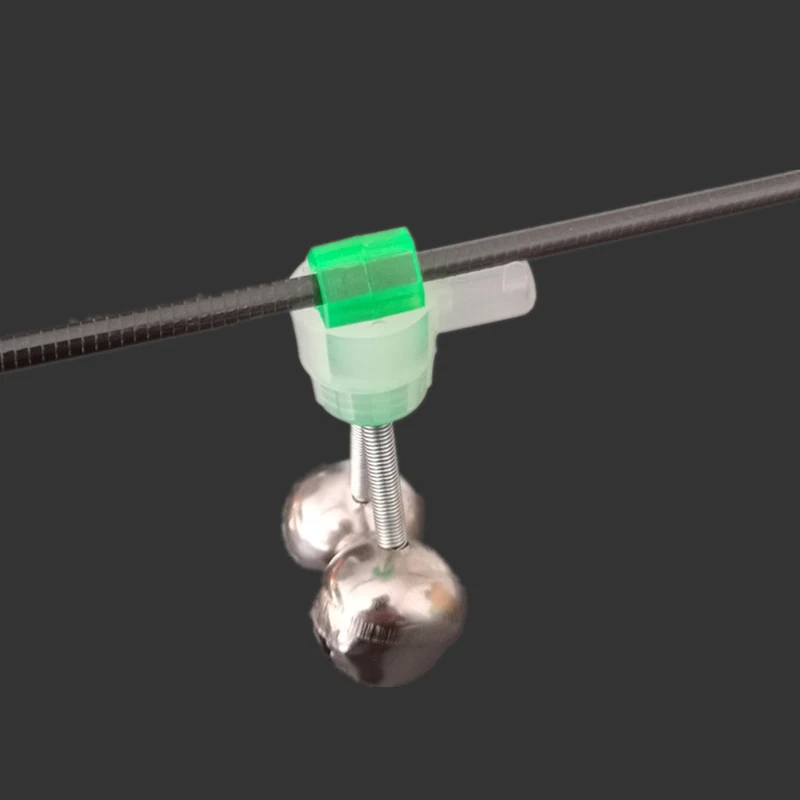 Alarmas de mordedura de pesca, campana de caña de pescar, pinza de punta, anillo, accesorio de pesca, luz de pesca nocturna al aire libre, lote de 5 a 10 unidades - imagen 4