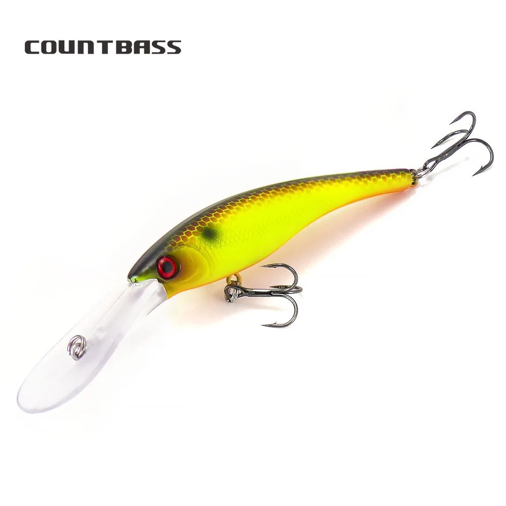 Crankbait COUNTBASS 90mm – Señuelo plástico duro para lubina y perca