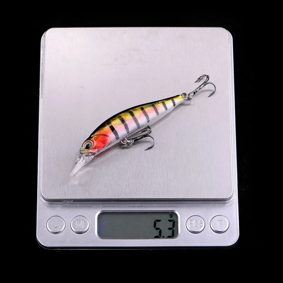 WALK FISH-señuelo de pesca de pececillos, 1 piezas, suspendido, 75MM/5,3G, Wobblers, Artificial, japonés, profesional, duro, para invierno - imagen 5