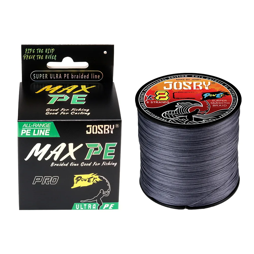 JOSBY-sedal trenzado de 8 hebras para Pesca de agua salada, hilo multifilamento de 300M, 500M, 200M, 150M, 100M - imagen 3
