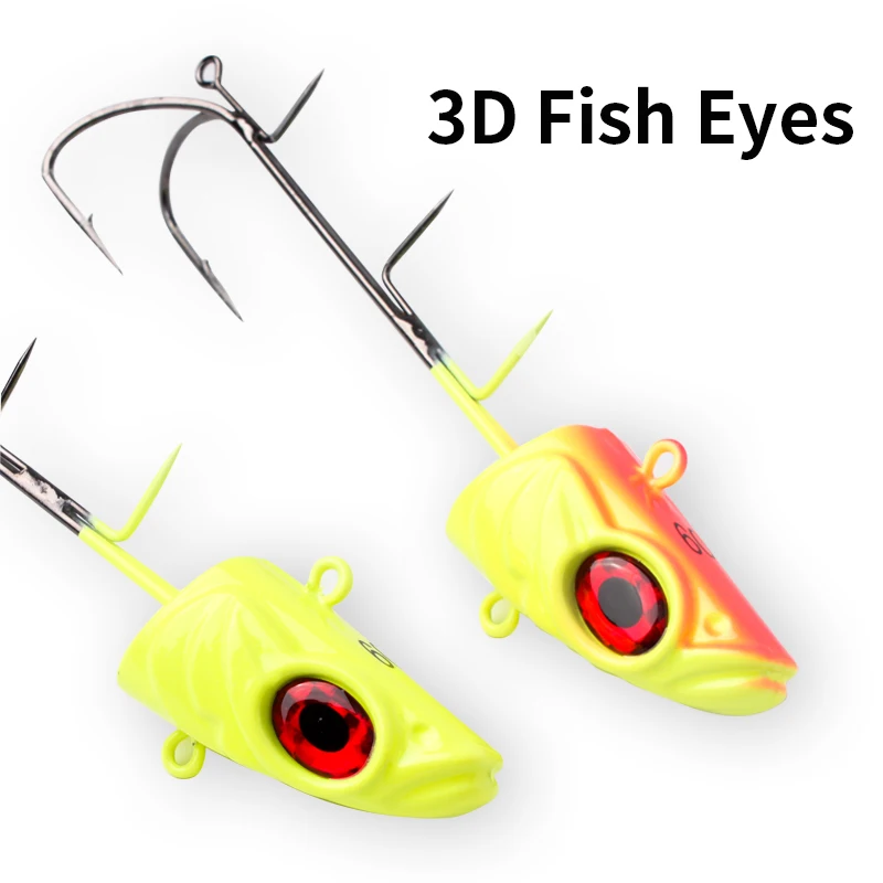 Jig Heads Kawa Tianya – Ojos 3D para agua salada - imagen 5