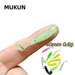 MUKUN Señuelos de silicona para pesca marina – Cebos blandos