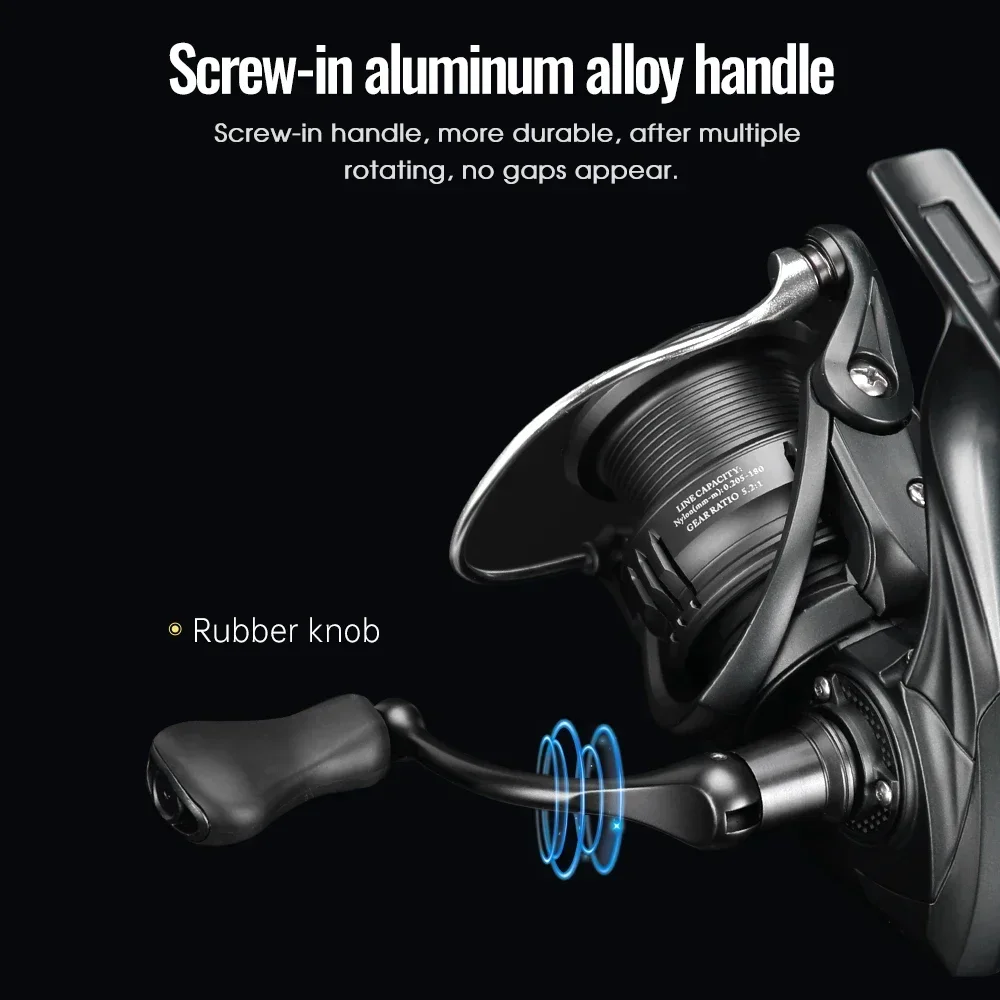 TSURINOYA Ultra ligero 155g cebo Finesse carrete de pesca giratorio de carbono FRERE C2000S 2500S 3000M carrete poco profundo rueda de pesca de lubina - imagen 5