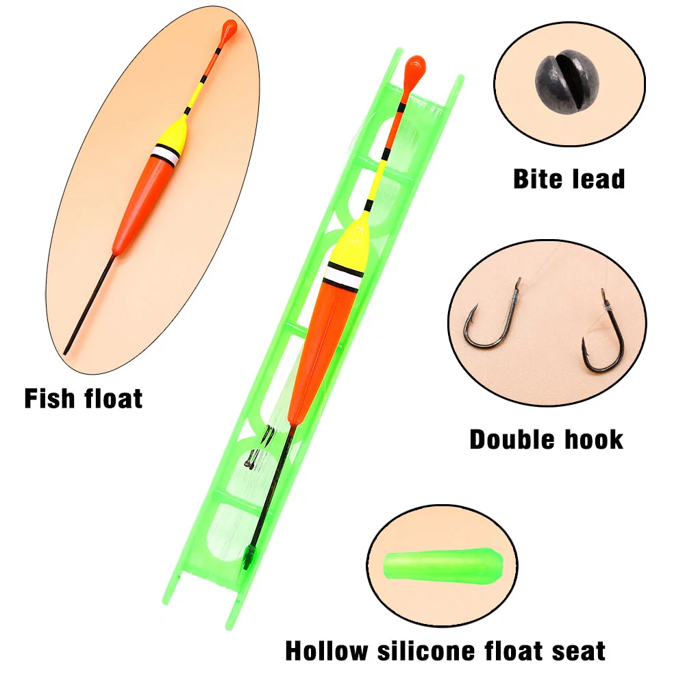 Juego de deriva de pescado con espuma de exportación, flotador de pescado, accesorios de grupo, producto terminado, aparejos de pesca, 2 uds. - imagen 3
