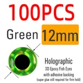12mm green 100pcs