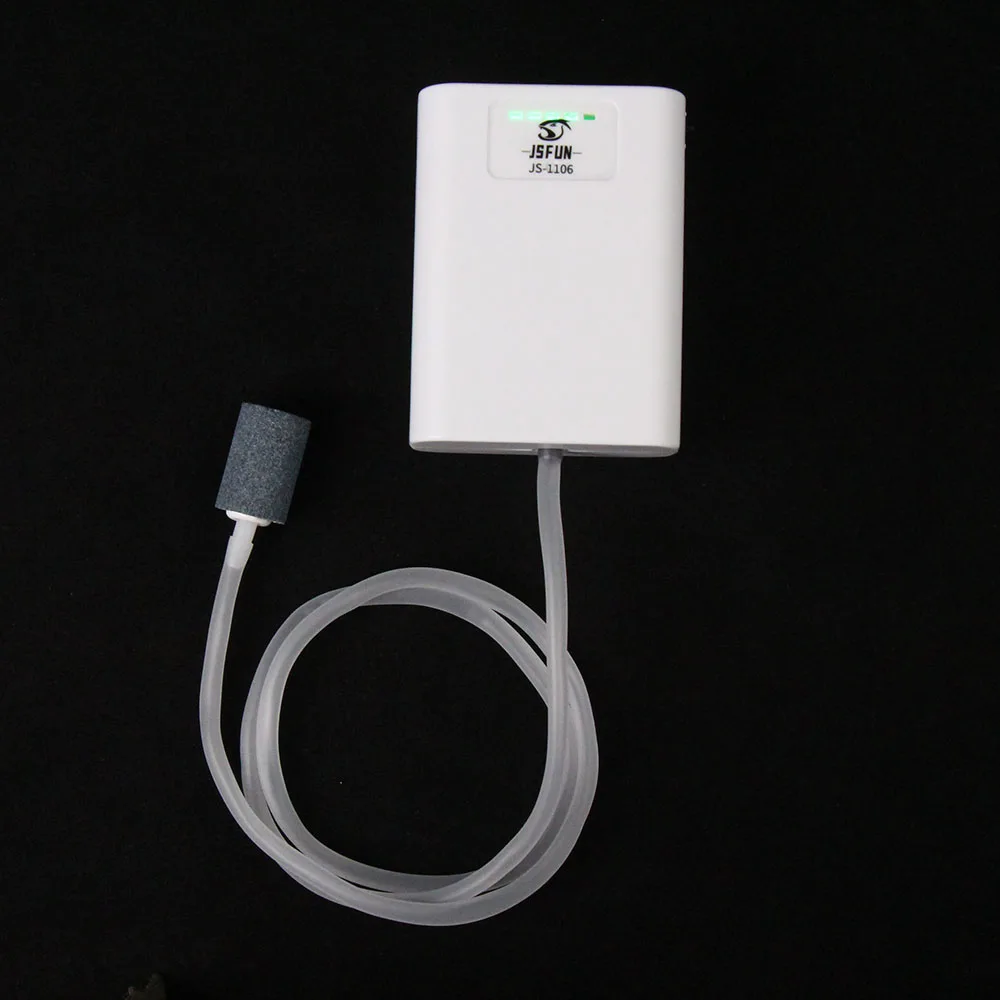 JSFUN Bomba de oxígeno USB para pecera – Aireador silencioso - imagen 4