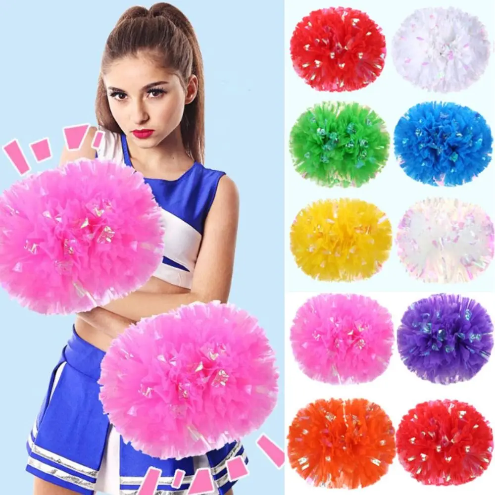 Pompones de animación deportiva – colores vivos y grandes - imagen 5