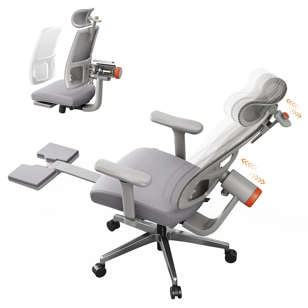 NEWTRAL MagicH-GPRO Silla ergonómica con reposapiés y soporte lumbar - imagen 4